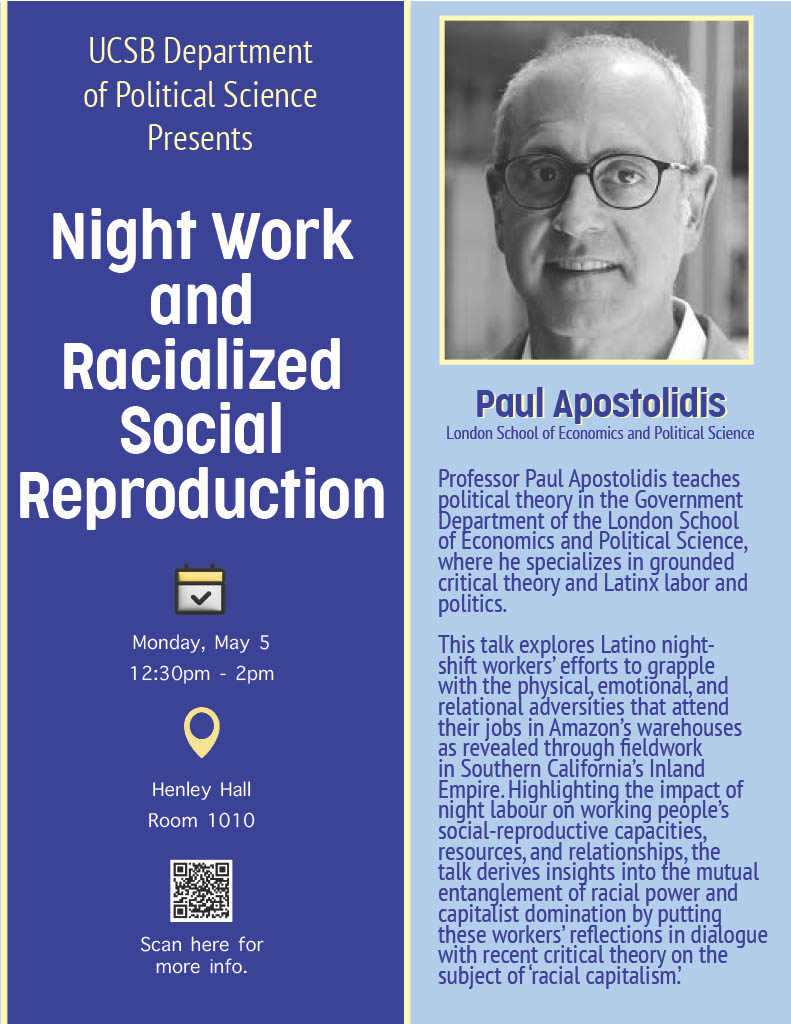 Night Work and Racialized Social Reproduction Event Image