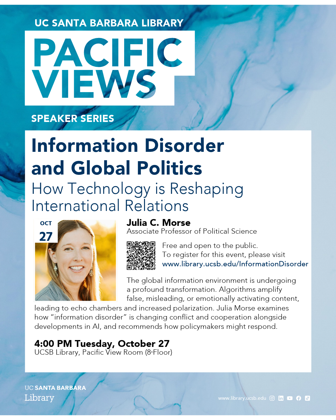 UCSB Library Event Flyer