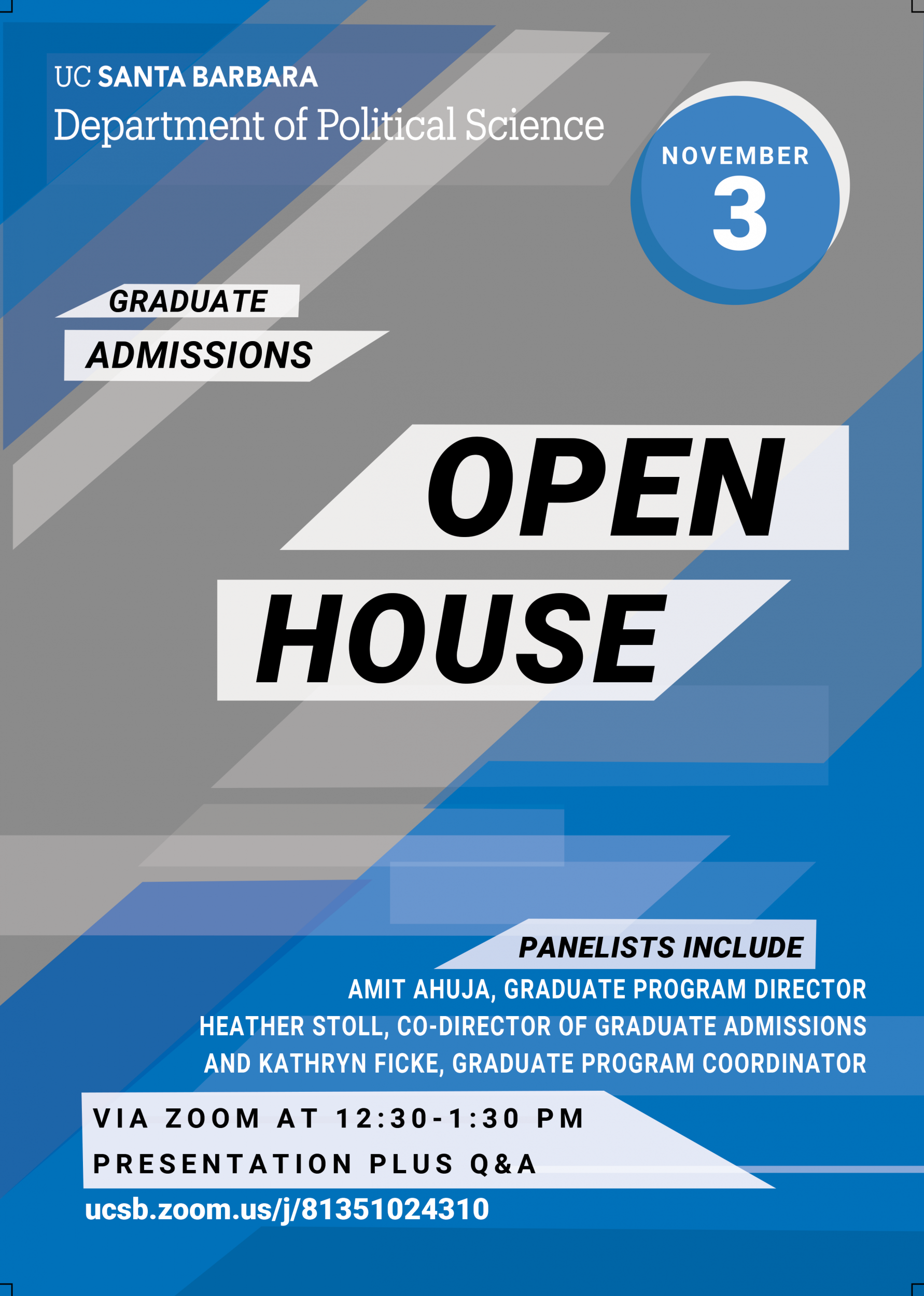 Graduate Admissions Open House Event Image
